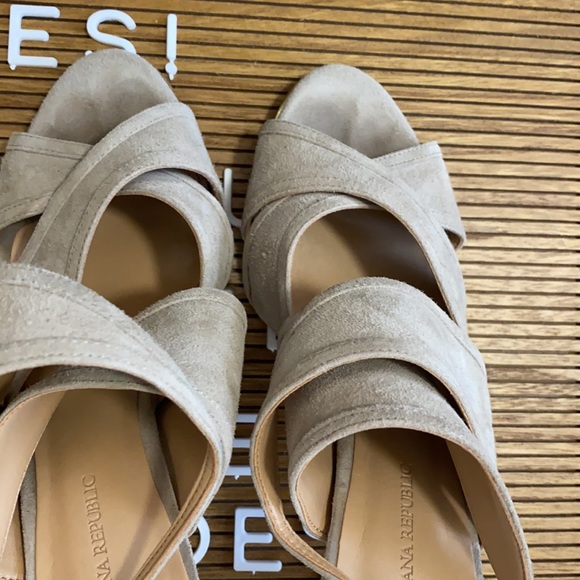 Suede Strappy Heels - Picture 5 of 6